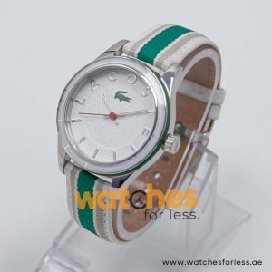 Lacoste Women’s Quartz Multi Color Nylon Strap White Dial 39mm Watch 2000769