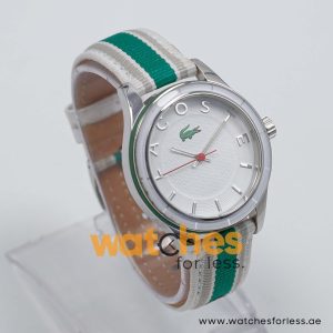 Lacoste Women’s Quartz Multi Color Nylon Strap White Dial 39mm Watch 2000769