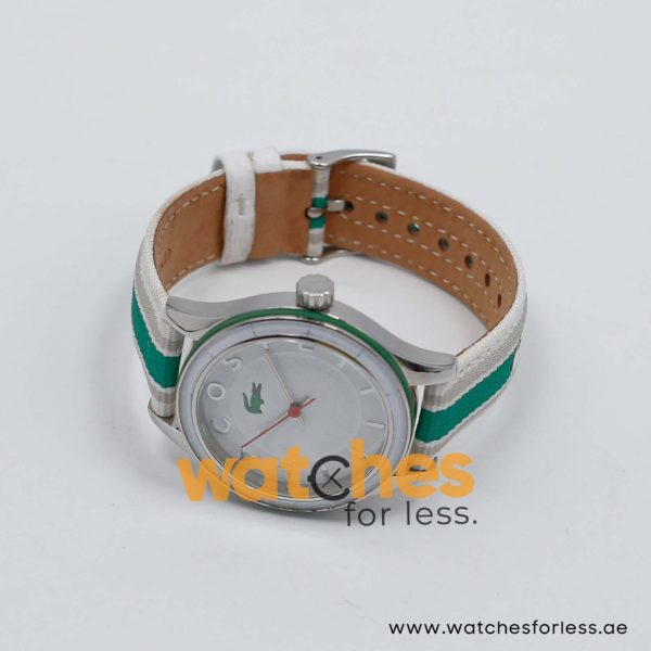 Lacoste Women’s Quartz Multi Color Nylon Strap White Dial 39mm Watch 2000769 - Image 3