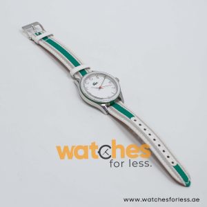 Lacoste Women’s Quartz Multi Color Nylon Strap White Dial 39mm Watch 2000769