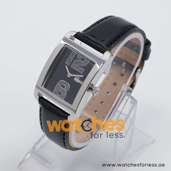 Lacoste Women’s Quartz Black Leather Strap Black Dial 28mm Watch LC513142261