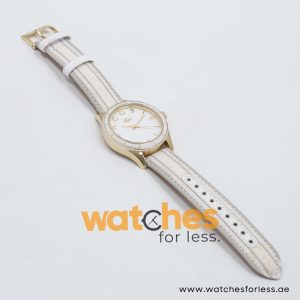 Lacoste Women’s Quartz Light Grey & White Nylon Strap White Dial 39mm Watch 2000771