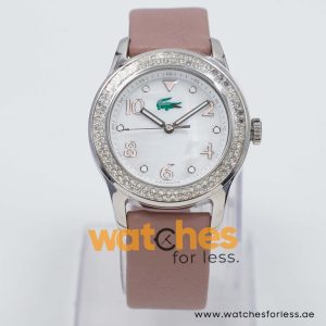 Lacoste Women’s Quartz Fone Leather Strap Mother Of Pearl Dial 38mm Watch 2000663/1