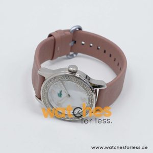 Lacoste Women’s Quartz Fone Leather Strap Mother Of Pearl Dial 38mm Watch 2000663/1