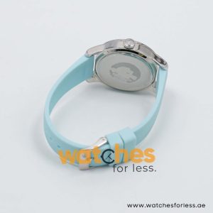 Lacoste Women’s Quartz Sea Green Silicone Strap Mother Of Pearl Dial 38mm Watch 2000664