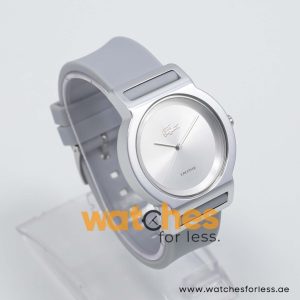 Lacoste Women’s Quartz Light Grey Silicone Strap Silver Dial 39mm Watch 2000697