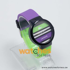 Lacoste Women’s/Kid’s Quartz Green & Purple Silicone Strap Multi Color Dial 40mm Watch 2020007