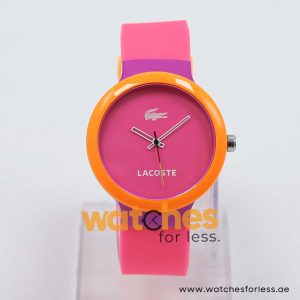 Lacoste Women’s/Kid’s Quartz Pink Silicone Strap Pink Dial 40mm Watch 2020002