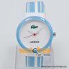 Lacoste Unisex Quartz Sky Blue & White Silicone Strap White Dial 40mm Watch 2010541