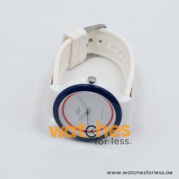 Lacoste Women’s/Kid’s Quartz White Silicone Strap White Dial 40mm Watch 2020034