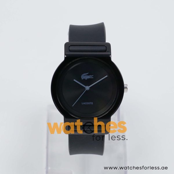 Lacoste Women’s Quartz Black Silicone Strap Black Dial 39mm Watch 2000701