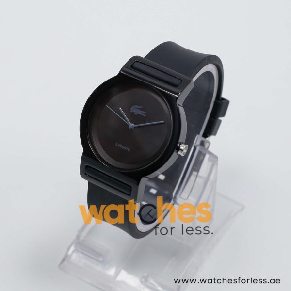 Lacoste Women’s Quartz Black Silicone Strap Black Dial 39mm Watch 2000701