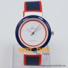 Lacoste Women’s/Kid’s Quartz Navy Blue & Red Silicone Strap White Dial 40mm Watch 2020029