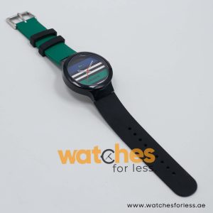 Lacoste Women’s/Kid’s Quartz Dark Green & Black Silicone Strap Multi Color Dial 40mm Watch 2010572