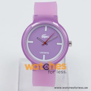 Lacoste Women’s/Kid’s Quartz Purple Silicone Strap Purple Dial 40mm Watch 2020026