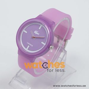 Lacoste Women’s/Kid’s Quartz Purple Silicone Strap Purple Dial 40mm Watch 2020026