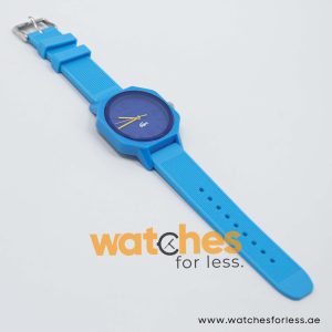 Lacoste Men’s Quartz Sky Blue Silicone Strap Blue Dial 42mm Watch 2010690