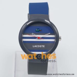 Lacoste Women’s/Kid’s Quartz Navy Blue & Grey Silicone Strap Multi Color Dial 40mm Watch 2010573