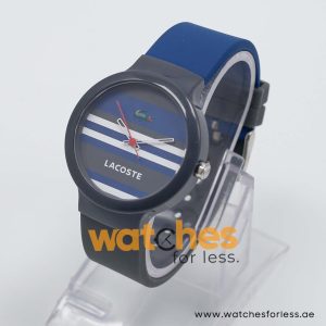 Lacoste Women’s/Kid’s Quartz Navy Blue & Grey Silicone Strap Multi Color Dial 40mm Watch 2010573