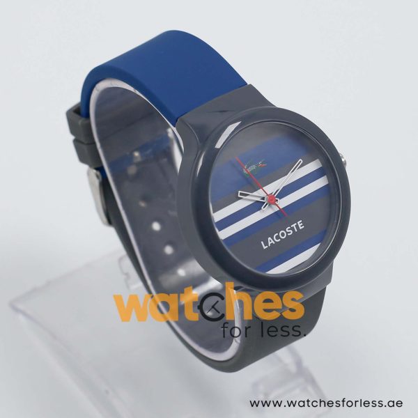 Lacoste Women’s/Kid’s Quartz Navy Blue & Grey Silicone Strap Multi Color Dial 40mm Watch 2010573