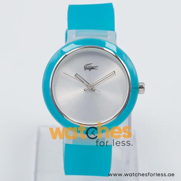 Lacoste Women’s/Kid’s Quartz Sea Green Silicone Strap Silver Dial 40mm Watch 2020058