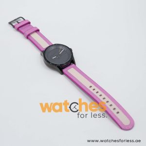 Lacoste Women’s Quartz Purple & White Nylon Strap Black Dial 40mm Watch 2000823