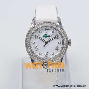 Lacoste Women’s Quartz White Silicone Strap Mother Of Pearl Dial 38mm Watch 2000647