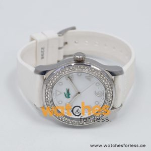 Lacoste Women’s Quartz White Silicone Strap Mother Of Pearl Dial 38mm Watch 2000647