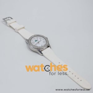 Lacoste Women’s Quartz White Silicone Strap Mother Of Pearl Dial 38mm Watch 2000647