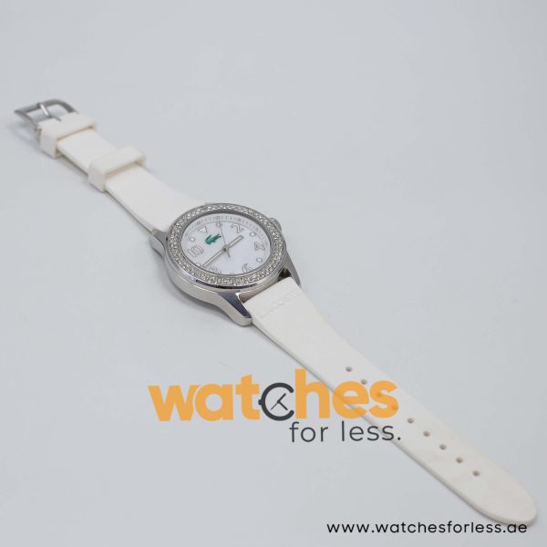 Lacoste Women’s Quartz White Silicone Strap Mother Of Pearl Dial 38mm Watch 2000647