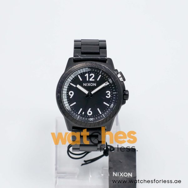 Nixon Men’s Quartz Black Stainless Steel Black Dial 44mm Watch A960022