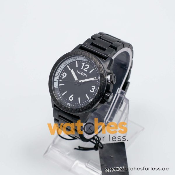 Nixon Men’s Quartz Black Stainless Steel Black Dial 44mm Watch A960022