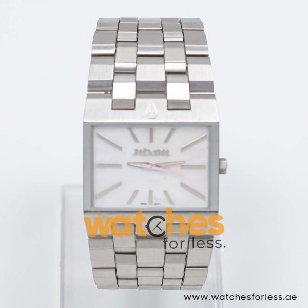 Nixon Women’s Quartz Silver Stainless Steel Mother Of Pearl Dial 36mm Watch A289005