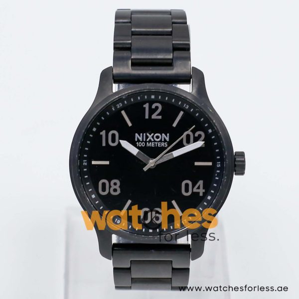 Nixon Men’s Quartz Black Stainless Steel Black Dial 44mm Watch A1242180