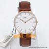 Daniel Wellington Women’s Quartz Brown Leather Strap White Dial 36mm Watch 0511DW/1