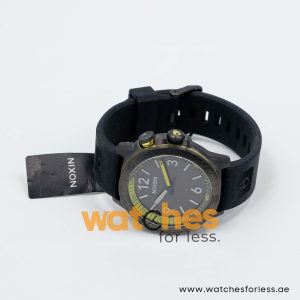 Nixon Men’s Quartz Black Silicone Strap Grey Dial 45mm Watch A925632