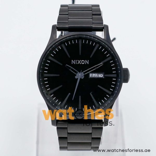 Nixon Men’s Quartz Black Stainless Steel Black Dial 42mm Watch A356001