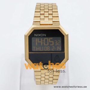 Nixon Men’s Digital Gold Stainless Steel Black Dial 38mm Watch A158502