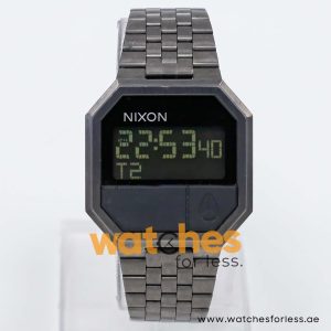 Nixon Men’s Digital Gunmetal Stainless Steel Black Dial 38mm Watch A158001