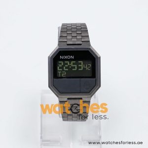 Nixon Men’s Digital Gunmetal Stainless Steel Black Dial 38mm Watch A158001