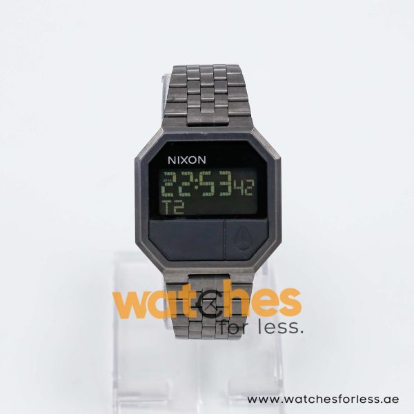 Nixon Men’s Digital Gunmetal Stainless Steel Black Dial 38mm Watch A158001