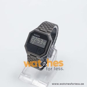 Nixon Men’s Digital Gunmetal Stainless Steel Black Dial 38mm Watch A158001