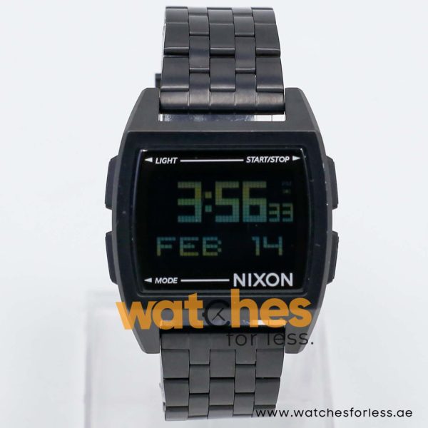 Nixon Men’s Digital Black Stainless Steel Black Dial 39mm Watch A1107001