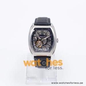 Kenneth Cole Men’s Automatic Black Leather Strap Black Skeleton Dial 41mm Watch KC10030811 UAE DUBAI AJMAN SHARJAH ABU DHABI RAS AL KHAIMA UMM UL QUWAIN ALAIN FUJAIRAH