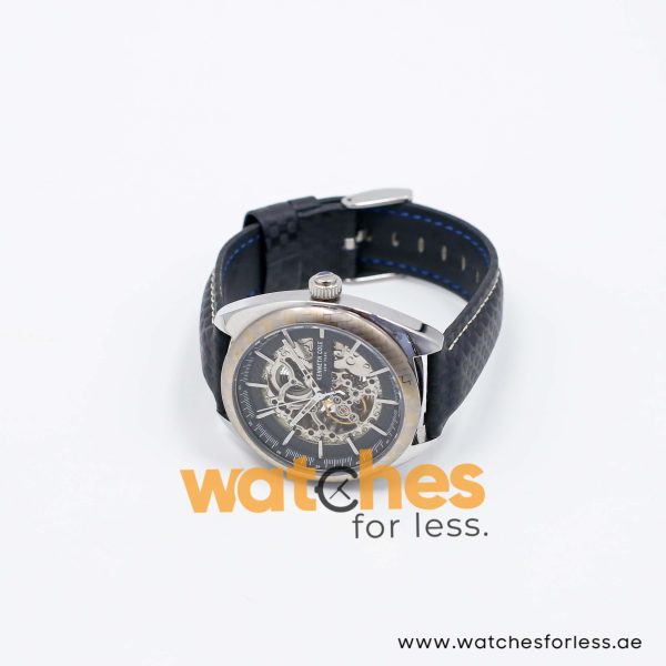 Kenneth Cole Men’s Automatic Black Leather Strap Black Skeleton Dial 45mm Watch KC50064003 UAE DUBAI AJMAN SHARJAH ABU DHABI RAS AL KHAIMA UMM UL QUWAIN ALAIN FUJAIRAH