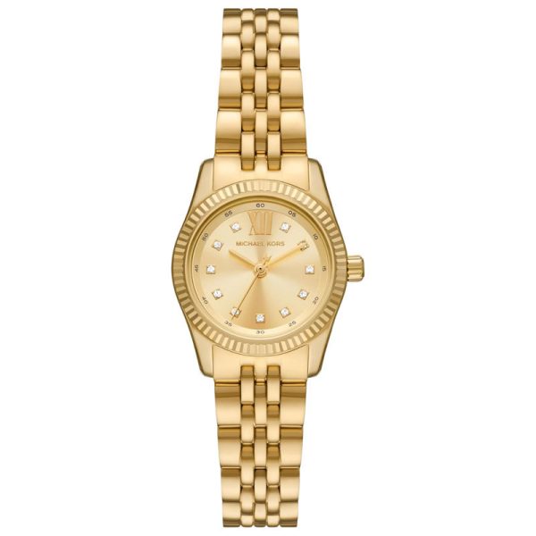 Michael Kors Women’s Quartz Gold Stainless Steel Gold Dial 26mm Watch MK4741