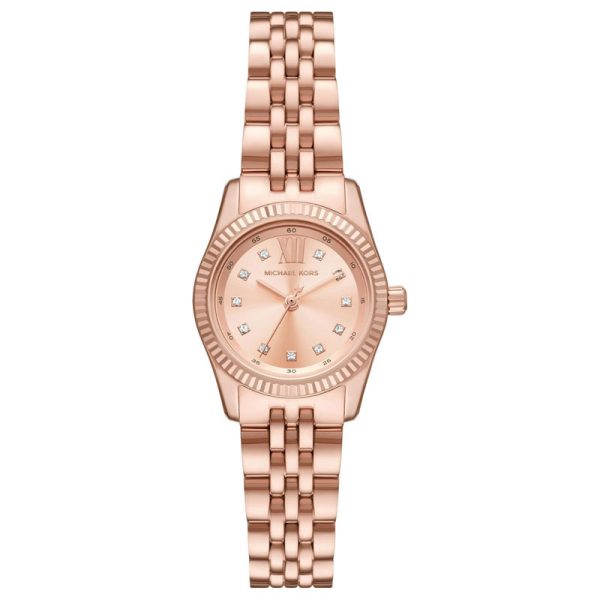 Michael Kors Women’s Quartz Rose Gold Stainless Steel Rose Gold Dial 26mm Watch MK4739