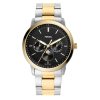 Fossil Men’s Quartz Two Tone Stainless Steel Black Dial 42mm Watch FS5906