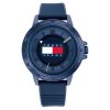 Tommy Hilfiger Men’s Quartz Blue Silicone Strap Blue Dial 44mm Watch 1792034