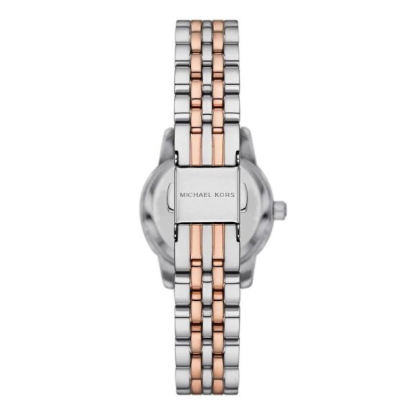 Michael Kors Women’s Quartz Two Tone Stainless Steel White Dial 26mm Watch MK4817